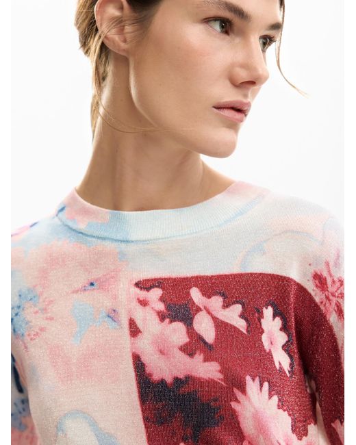 Desigual White Pullover