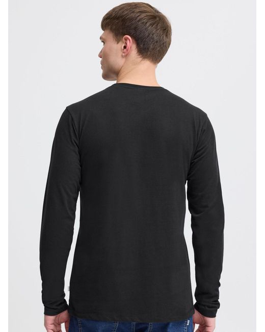 Solid V-Shirt Sdodifan in Black für Herren