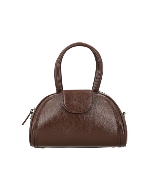 faina Brown Handtasche