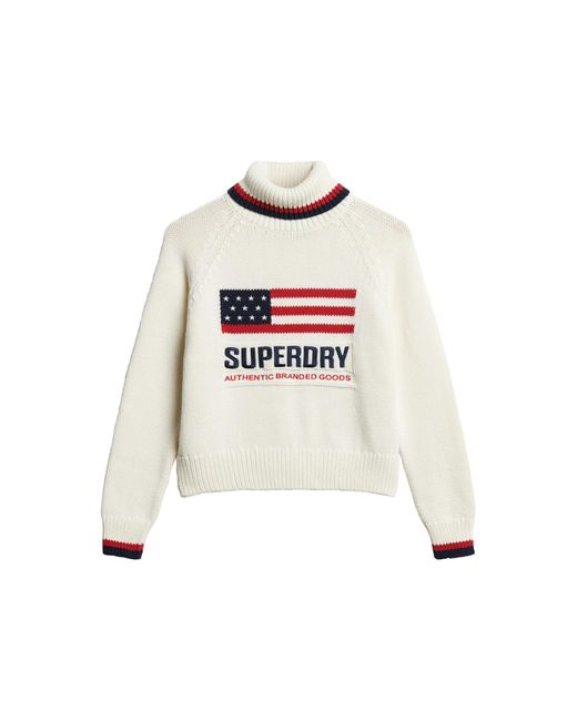 Superdry White Pullover