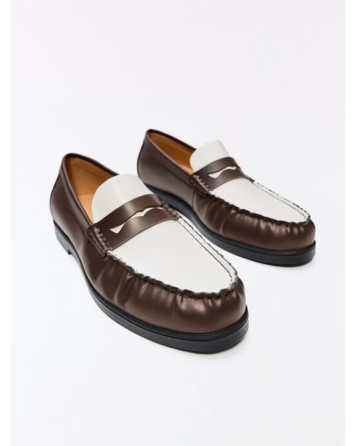 Bershka Slipper in Brown für Herren