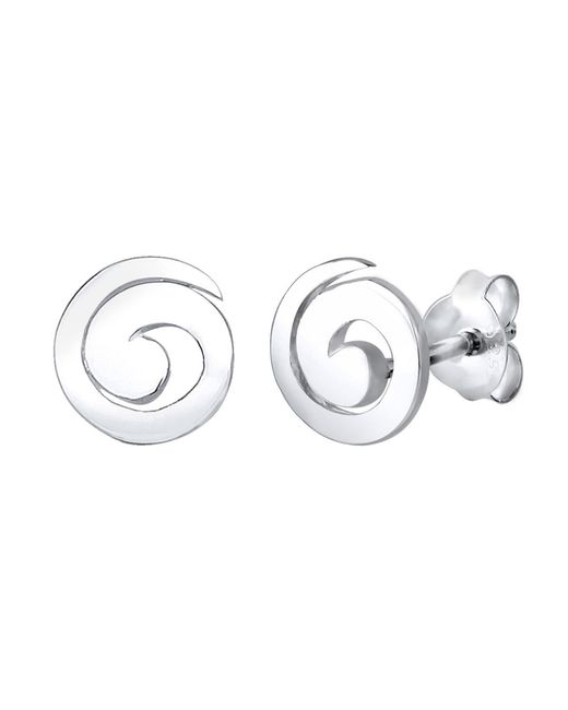 Elli Jewelry Metallic Ohrringe Swirl