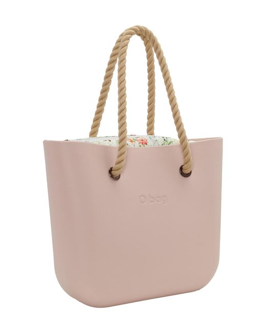 O bag Pink Shopper Tasche Wasserabweisend, Mit Innentasche
