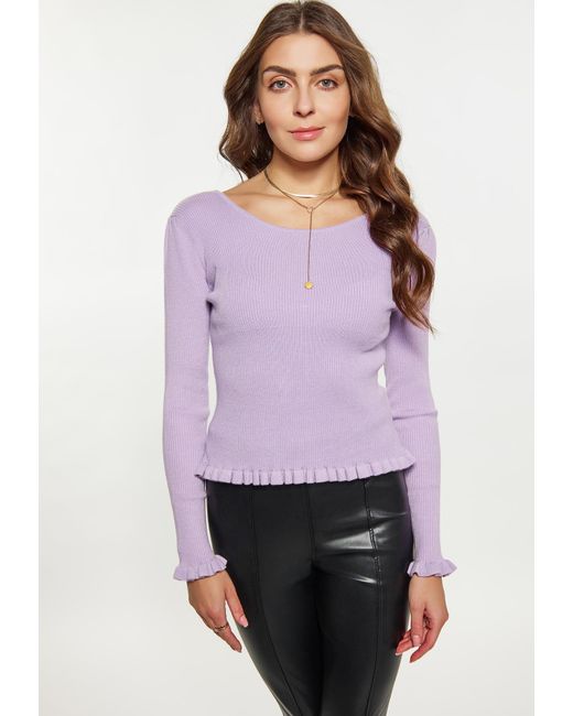 faina Purple Pullover