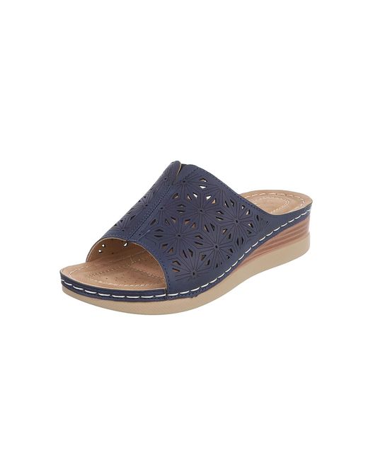 Ital-Design Blue Pantolette