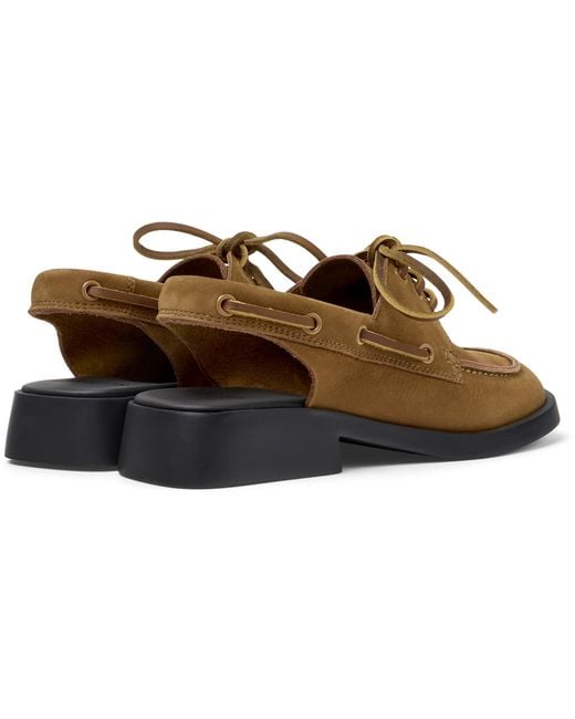 Camper Black Slipper Donna