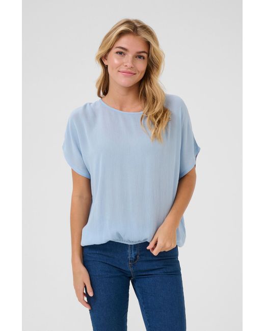 Kaffe Blue Bluse 'Amber Stanley'