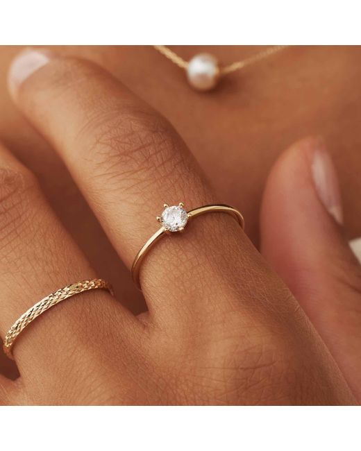Isabel Bernard Metallic Ring