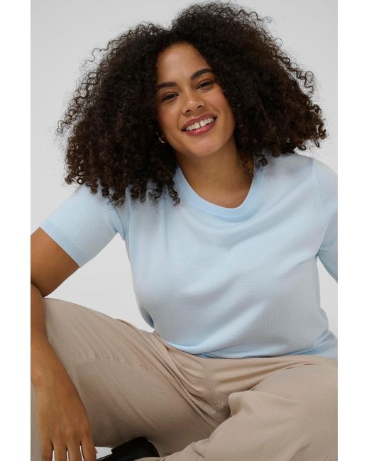 Kaffe White Pullover Kclizzy