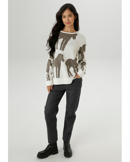 Aniston SELECTED Multicolor Pullover