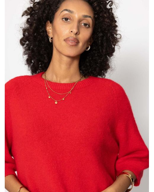 SassyClassy Red Pullover