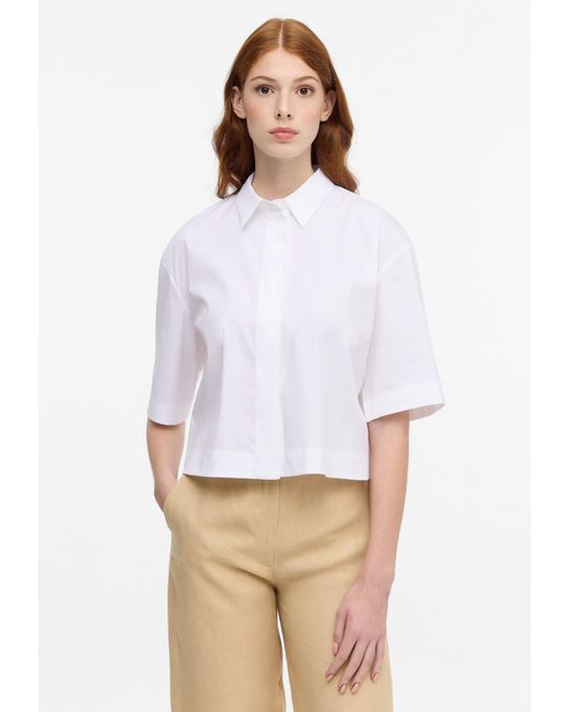 Eterna White Bluse