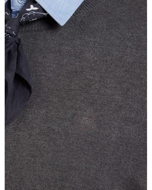 Bugatti Pullover in Gray für Herren