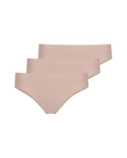 Snocks Natural Microfiber Seamless Hipster