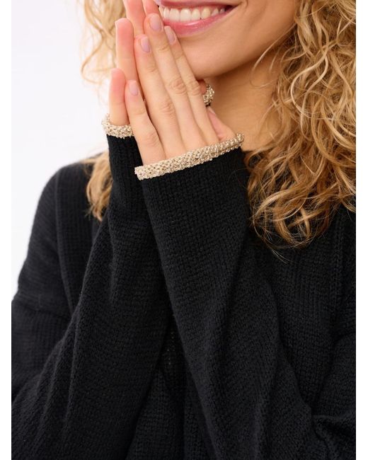 Blue Shadow Black Pullover