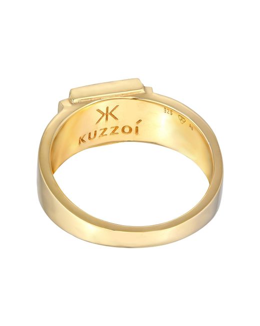 Kuzzoi Ring in Metallic für Herren