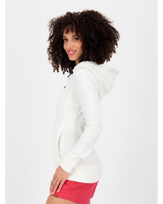Alife & Kickin White Sweatjacke Lissandraak