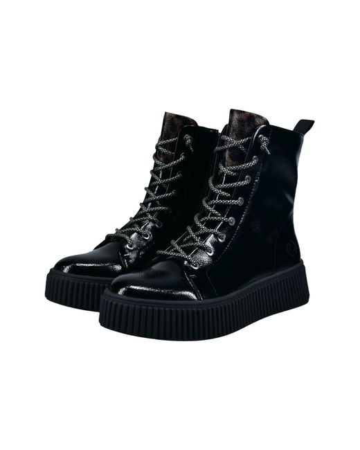Bugatti Black Schnürstiefelette