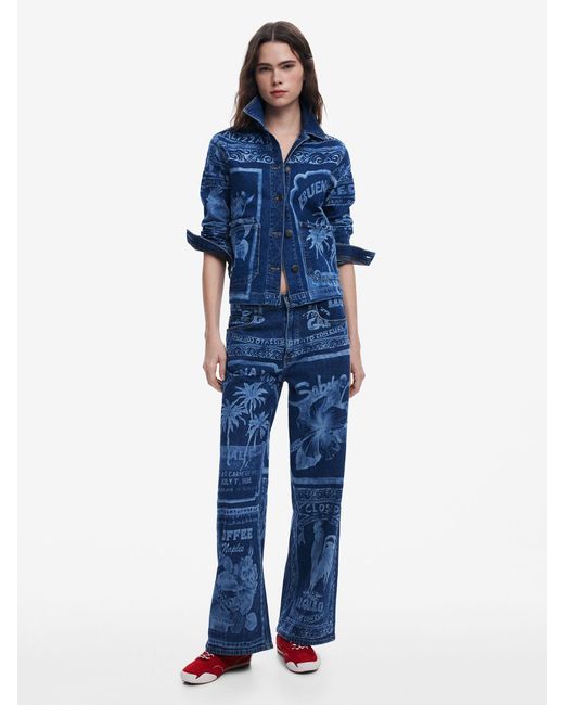 Desigual Blue Übergangsjacke