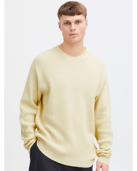 Solid Pullover Hami in Natural für Herren