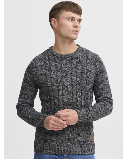 Solid Pullover Philemon in Gray für Herren