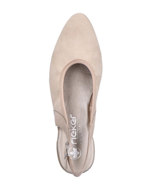 Rieker Natural Slingpumps