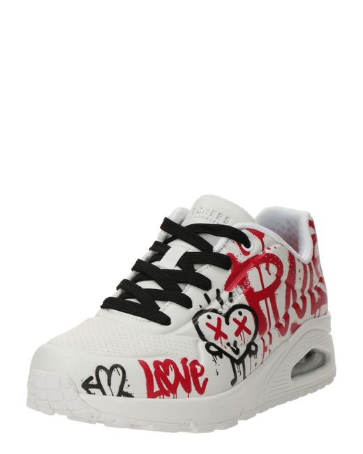 Skechers White Sneaker 'Uno