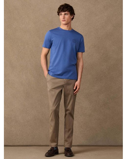 Hackett Basic-T-Shirt in Blue für Herren