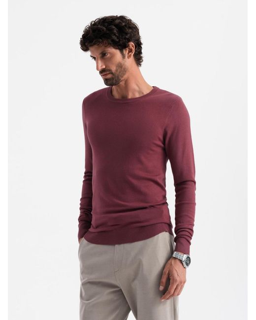 Ombre Pullover in Red für Herren