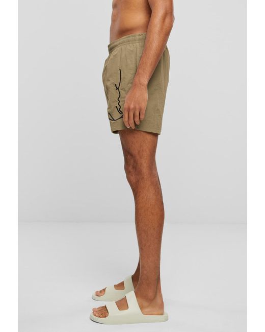 Karlkani Badeshorts in Green für Herren