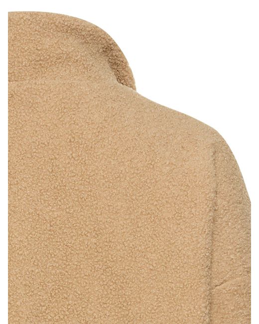 Camel Active Natural Teddy Blouson Mit Stehkragen Und 2-Wege-Reißverschluss