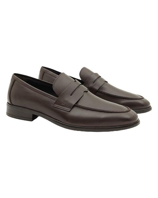 Desa Mokassin Slipper in Brown für Herren