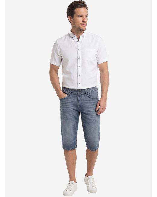 CASA MODA Hose Basic in Blue für Herren