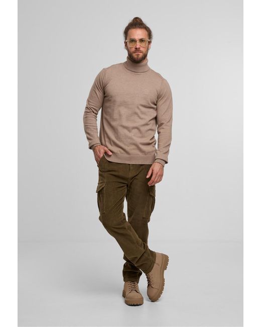 INDICODE Pullover Van Paul in Brown für Herren