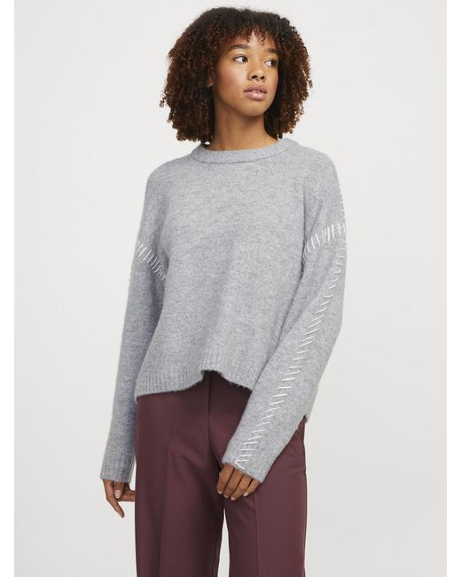 JJXX Gray Pullover 'Itzel'