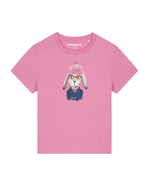 wat? Apparel Pink T-Shirt Hase