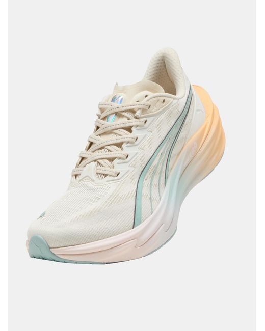 PUMA White Laufschuh Deviate Nitro 4