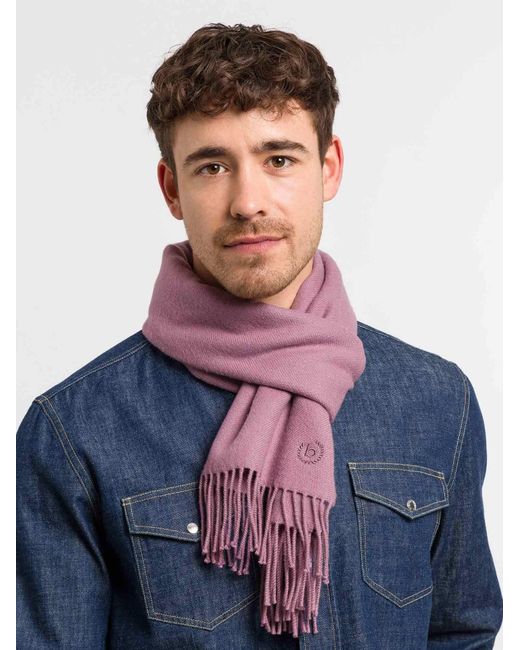 Bugatti Schal in Purple für Herren