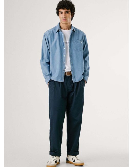 Pepe Jeans Hemd Colman in Blue für Herren