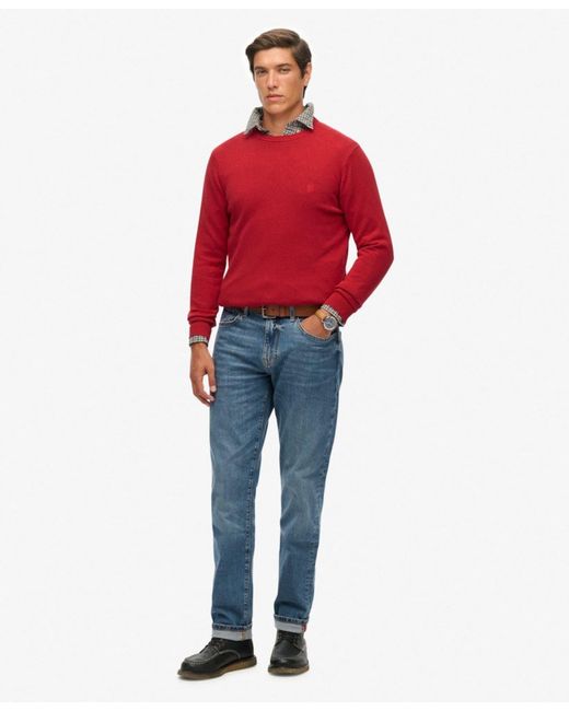 Superdry & Co Pullover Essentials in Red für Herren