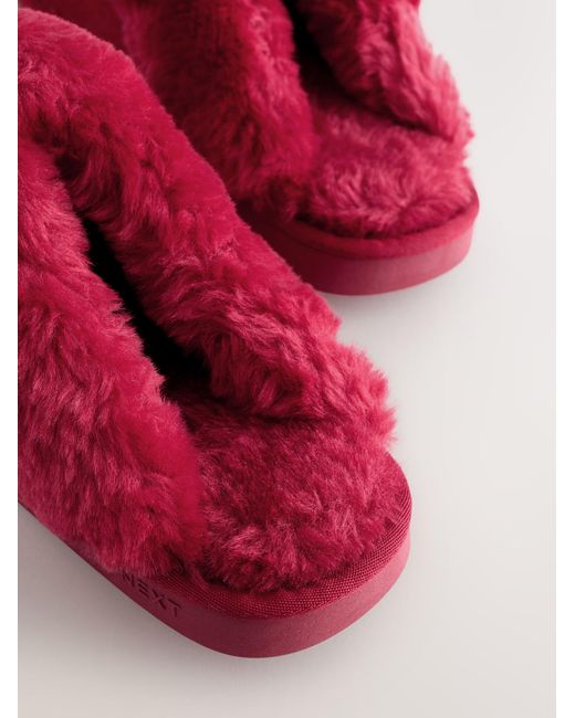 Next Red Hausschuh