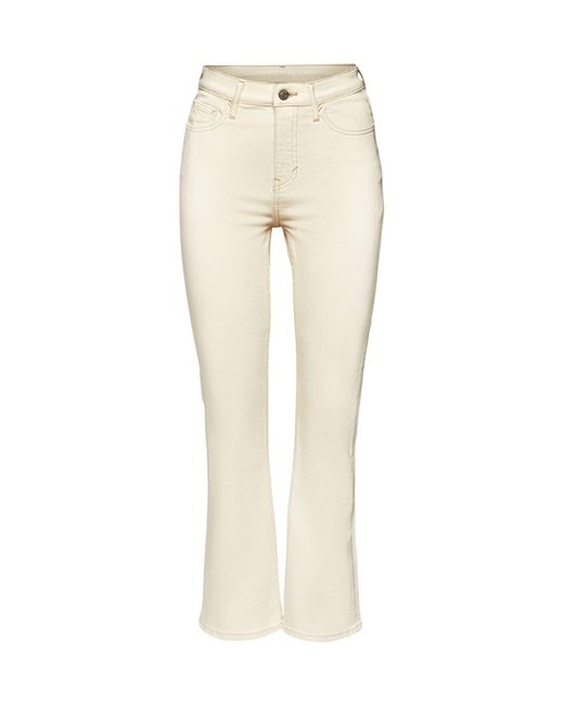 Esprit Natural High-waist- Retro-Jeans mit hohem Bund und weitem Bein
