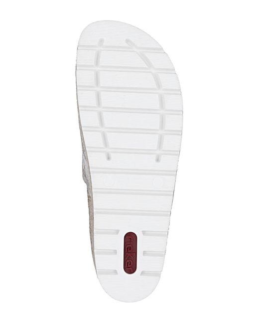 Rieker White Pantolette