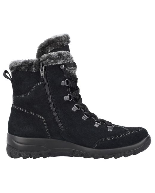 Rieker Black Schnürstiefelette
