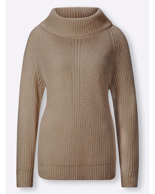 heine Brown Pullover