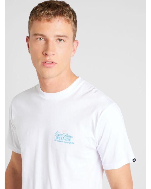 Vans T-shirt 'dual palms club' in White für Herren