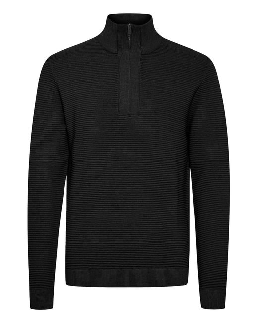 Solid Pullover in Black für Herren