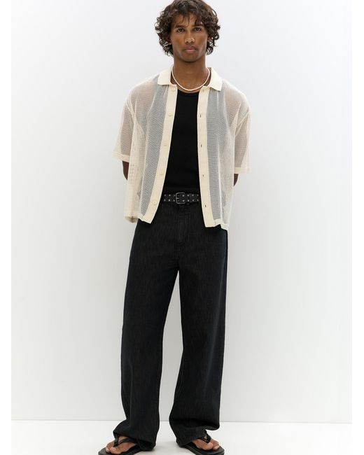 Pull&Bear Hemd in White für Herren