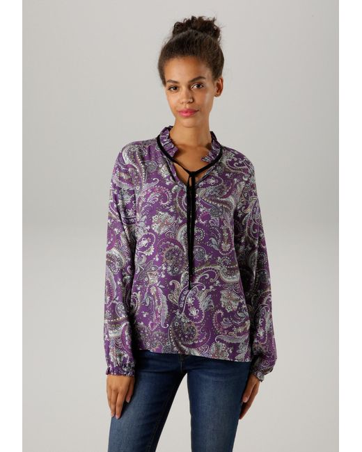 Aniston CASUAL Purple Bluse