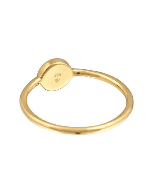 Elli Jewelry Blue Ring